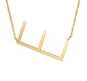 Collar de mujer con letra del alfabeto G829 8