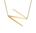 Collar de mujer con letra del alfabeto G829 17