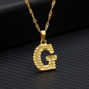 Collar de mujer con letra 10