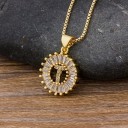 Collar de mujer con letras del alfabeto G756 22