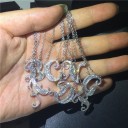 Collar de mujer con letras del alfabeto M37 3