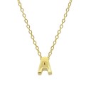 Collar de mujer con letras del alfabeto M65 A