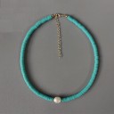 Collar de mujer con perlas y cuentas G822 13