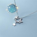 Collar de mujer con planeta D548 2