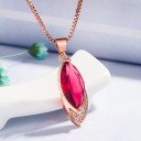 Collar de mujer con rubí 3