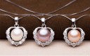 Collar de perlas para mujer J1831 3