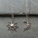 Collar de sol y luna para mujer 1