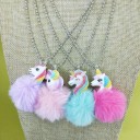Collar de unicornio para mujer J128 1