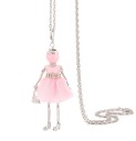 Collar largo de muñeca para mujer 12