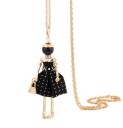 Collar largo de muñeca para mujer 15