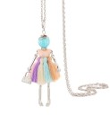 Collar largo de muñeca para mujer 19