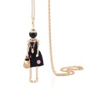Collar largo de muñeca para mujer 20