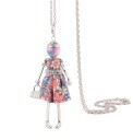 Collar largo de muñeca para mujer 27