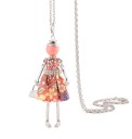Collar largo de muñeca para mujer 28