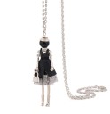 Collar largo de muñeca para mujer 31