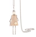 Collar largo de muñeca para mujer 34