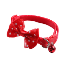 Collar para gatos con lazo y cascabel Collar decorativo para gatos Collar ajustable para gatos Accesorios para gatos 1