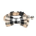 Collar with a Checked Bow Tie 8