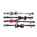 Collare con farfallino a quadretti 4