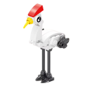 Collectie 30 stuks 5.5 x 3.7 x 9 cm Micro bouwblokken Kraan Mini constructeur van insecten en dieren Creatieve 3D kinderstelset voor het samenstellen 1