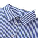 Colletto falso per donne a righe Colletto rimovibile Colletto decorativo elegante per maglioni bluse abiti Accessorio di moda 5