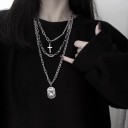 Collier à chaîne avec pendentif 3 pcs 2