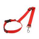 Collier ajustable et ceinture de sécurité pour chiens 2 en 1 en sangle nylonique Protection des animaux de compagnie lors des voyages en voiture 8