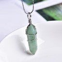 Collier avec cristal naturel 14