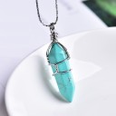 Collier avec cristal naturel 5