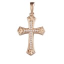 Collier avec croix D388 8