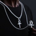 Collier avec croix D390 3