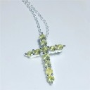 Collier avec croix D509 4