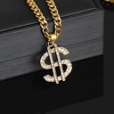 Collier avec dollar D374 2
