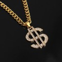 Collier avec dollar D374 3