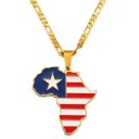 Collier avec drapeau 17