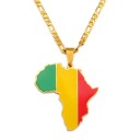 Collier avec drapeau 18