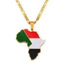 Collier avec drapeau 21