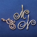 Collier avec la lettre D194 3
