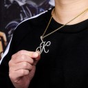 Collier avec la lettre D194 5
