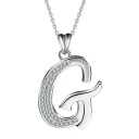 Collier avec lettre de l'alphabet D620 10