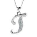 Collier avec lettre de l'alphabet D620 12