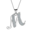 Collier avec lettre de l'alphabet D620 16