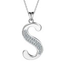 Collier avec lettre de l'alphabet D620 22