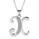 Collier avec lettre de l'alphabet D620 27