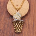 Collier avec panier de basket 6