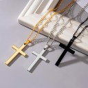 Collier avec pendentif croix D127 1