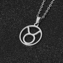 Collier avec pendentif du signe du zodiaque 12