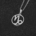 Collier avec pendentif du signe du zodiaque 3