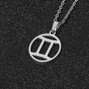Collier avec pendentif du signe du zodiaque 7