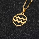 Collier avec pendentif du signe du zodiaque 9